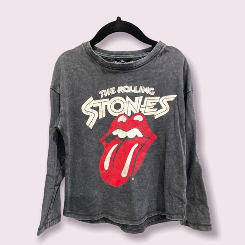 Zara Kids Rolling Stones Concert Tee SZ 6 EUC